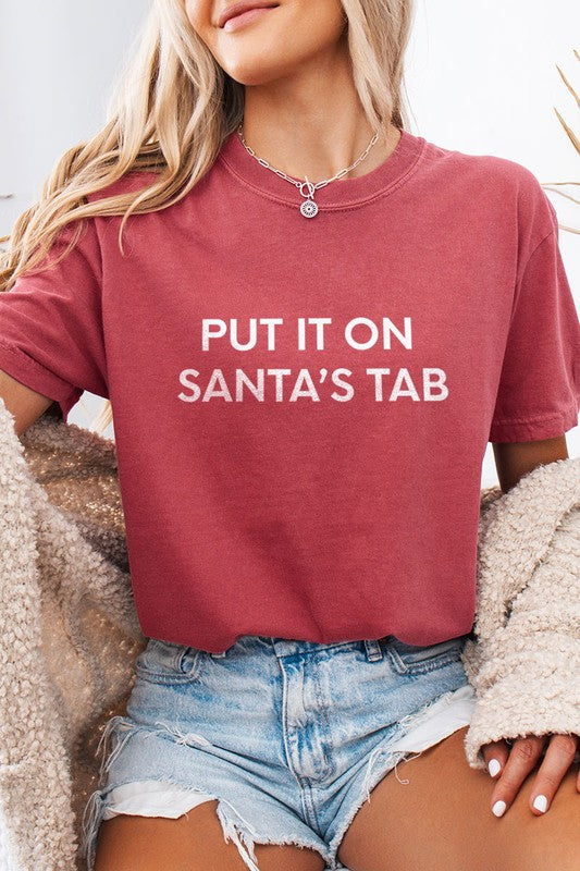 Crimson Santa's Tab Tee