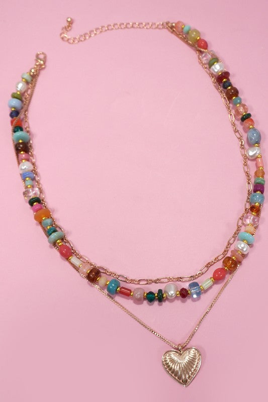Multi Layered Heart Charm