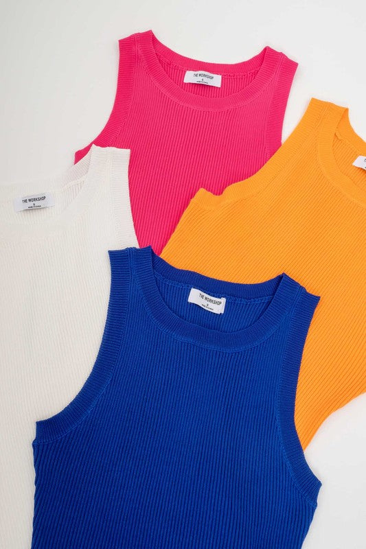 Royal Blue Fitted Tank