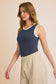 Navy-White Trim Bodysuit