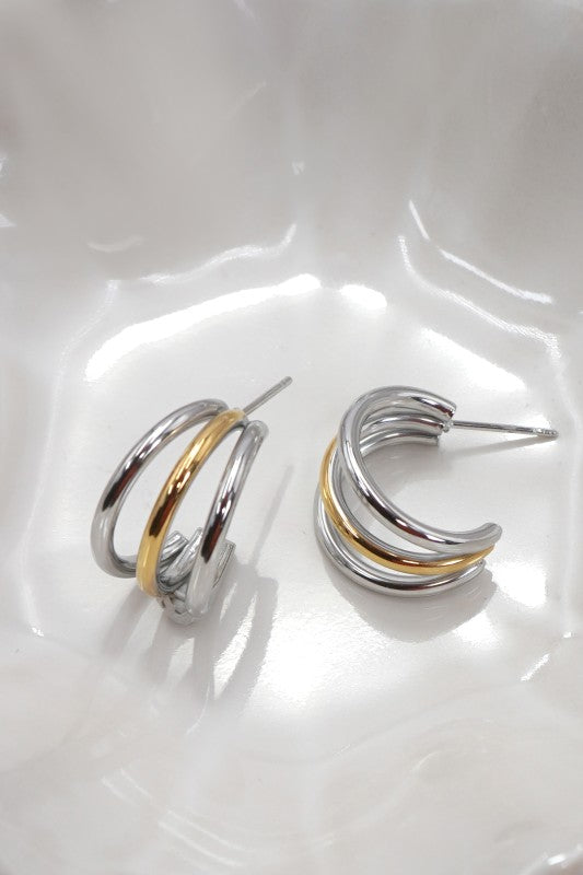 Two Tone Hoops