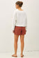 Dark Rust Tencel Shorts