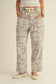 Wild Flowers Rope String Pants