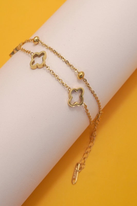 Clover Layered Bracelet