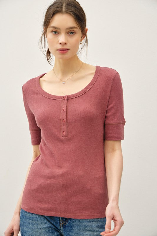 Classic Henley- 3 colors