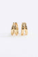 Split Huggie Hoop Earrings