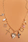 Cross Clover Charm Necklace