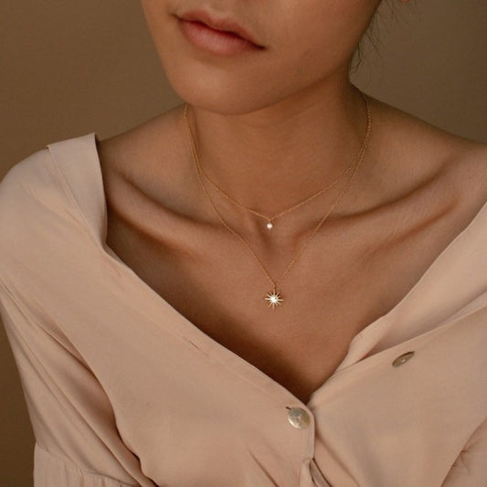 Layered Starburst Necklace