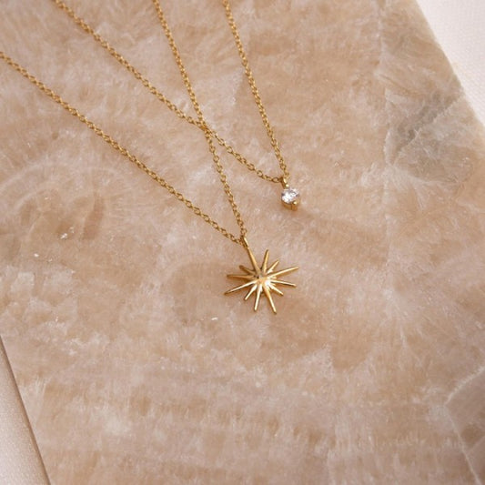 Layered Starburst Necklace