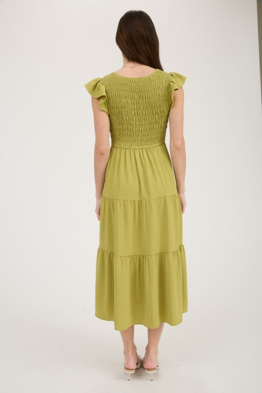Kiwi Smocked Dress