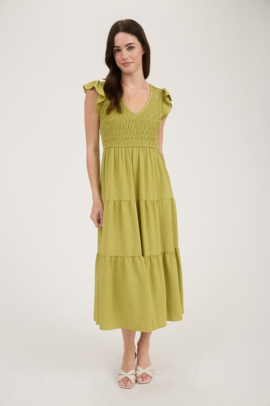 Kiwi Smocked Dress