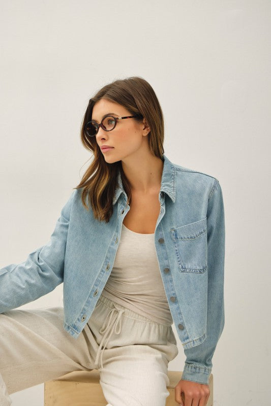 Lt Wash Denim Jacket