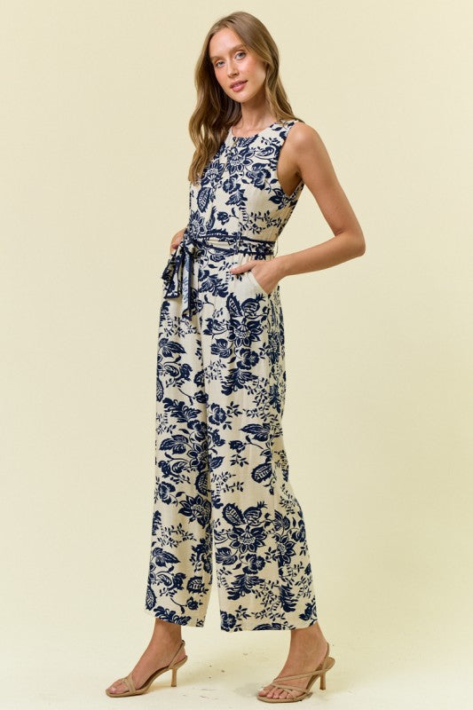 Paisley Print Jumpsuit