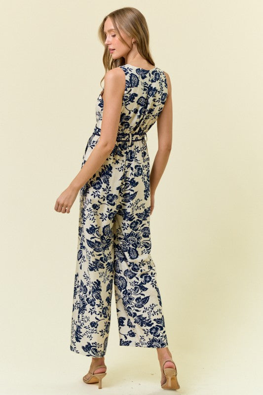 Paisley Print Jumpsuit