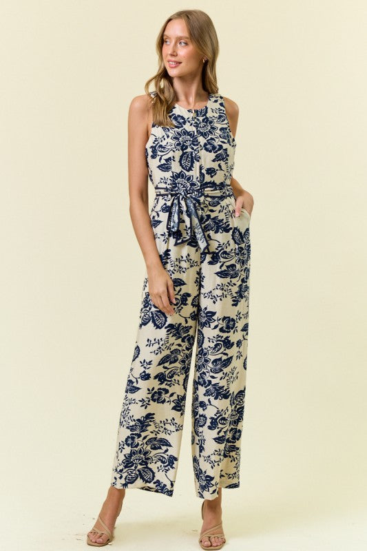 Paisley Print Jumpsuit