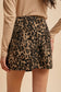 Mocha Leopard Print Skirt