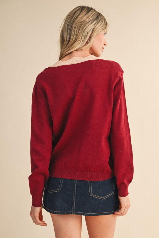 Cherry Vanilla Cardi