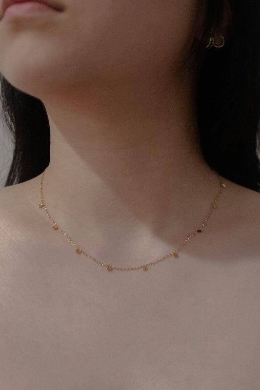 A Dot Charm Necklace