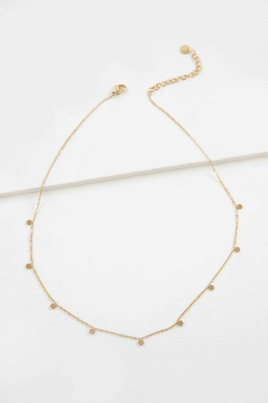 A Dot Charm Necklace