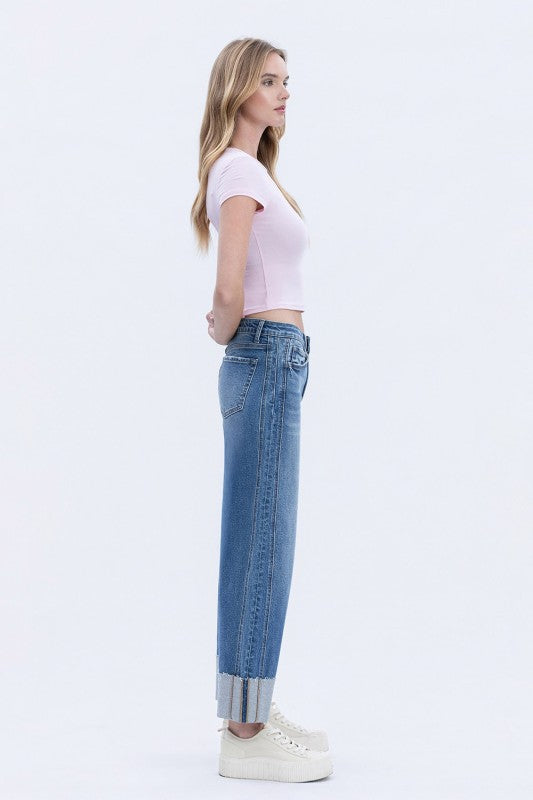 Cuffed Barrel Jenna Denim