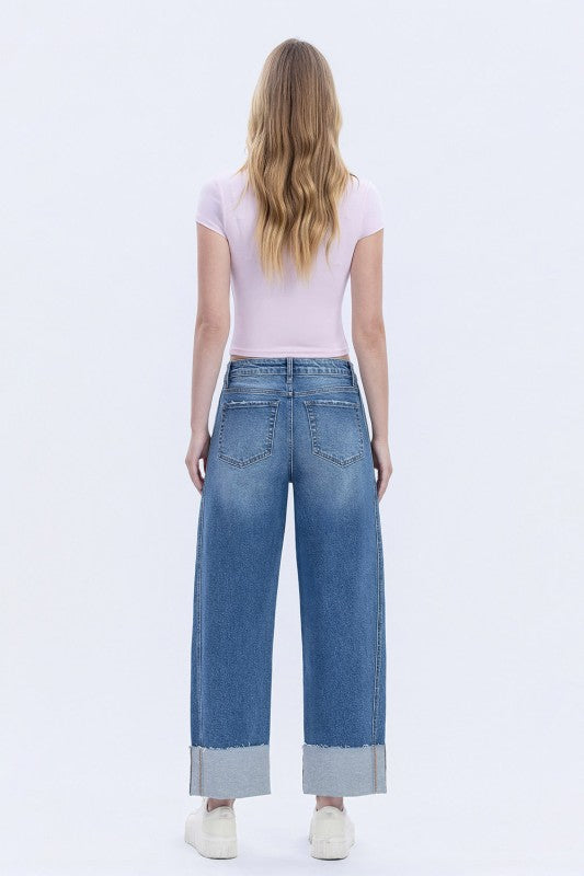 Cuffed Barrel Jenna Denim