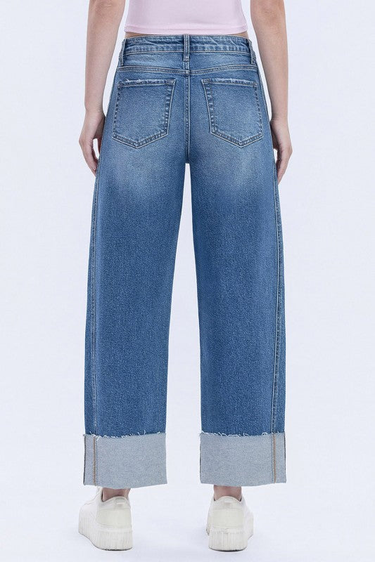 Cuffed Barrel Jenna Denim