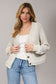 Natural Button Down Cardi