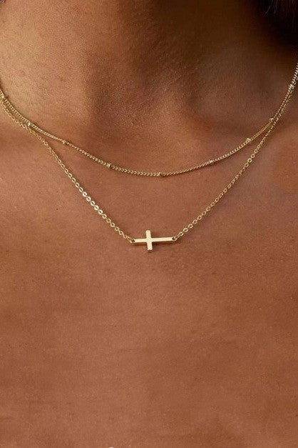 Cross Sideways Layered