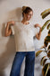 Natural Pocket Sweater Top