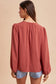 Brick Red Blouse