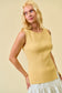 Banana Ribbed Tank