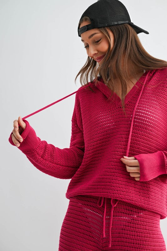 Breezy Crochet Hoodie