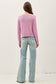 Rose Classic Cut Button Up Cardi