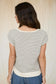 Brown/Cream Striped Cardi