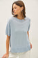 Baby Blue Boxy Fit Sweater