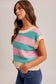 Orchid/Teal Chevron Sweater
