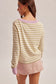 Pistachio Color Block Cardi