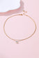 Single Rhinestone Layered Necklace