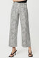 Soft Leopard Print Baggy Denim