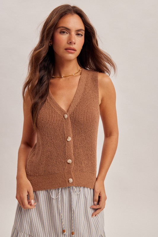 V-Neck Cookie Vest