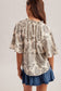 Black Bohemian Print Blouse