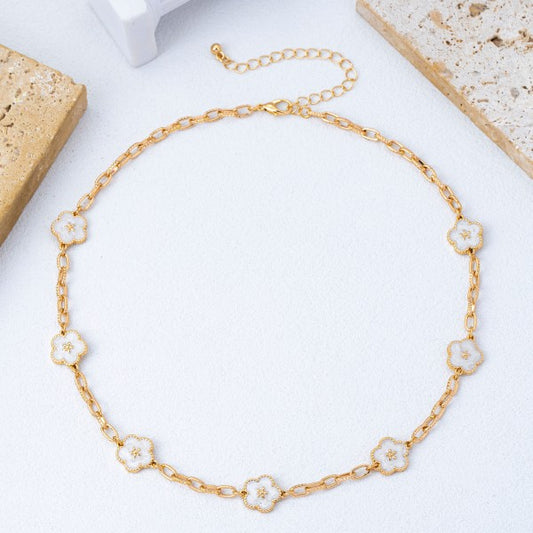 Vintage Floral Necklace