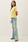 Dusty Yellow Boxy Tee
