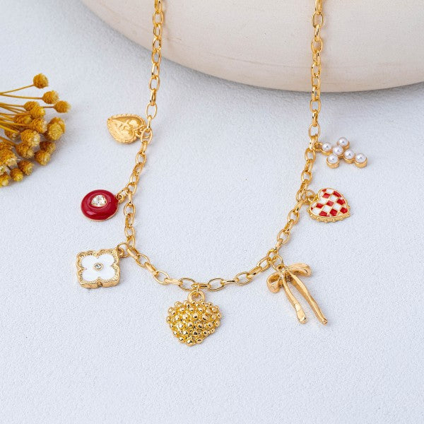 GBR Heart Charm Necklace