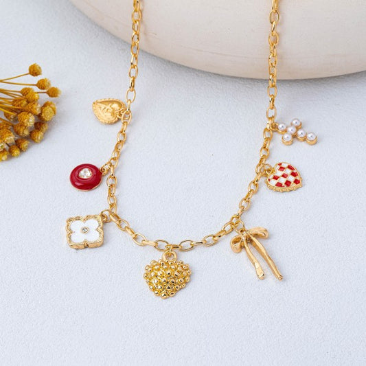 GBR Heart Charm Necklace
