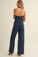Washed Indigo Halter Jumpsuit