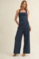 Washed Indigo Halter Jumpsuit