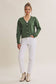Forest Green Button Down Cardi