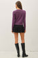 Eggplant/Emerald Cardi