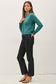 Eggplant/Emerald Cardi